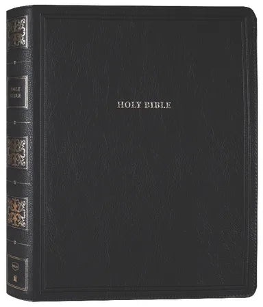B NKJV REFERENCE BIBLE WIDE MARGIN LARGE PRINT BLACK (RED LETTER EDITION)