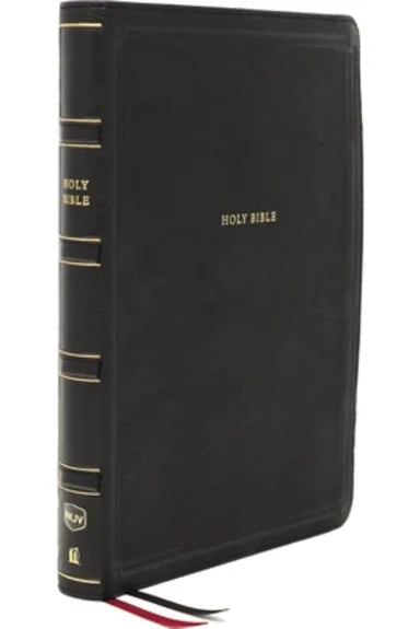 B NKJV DELUXE END-OF-VERSE REFERENCE BIBLE PERSONAL SIZE LARGE PRINT INDEXED BLACK (RED LETTER EDITION)