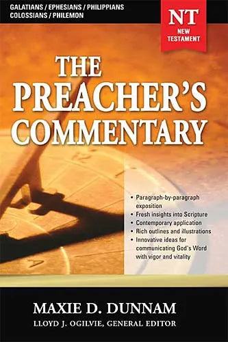 GALATIANS/EPHESIANS/PHILIPPIANS/COLOSSIANS/PHILEMON (#31 IN PREACHER'S COMMENTARY SERIES)