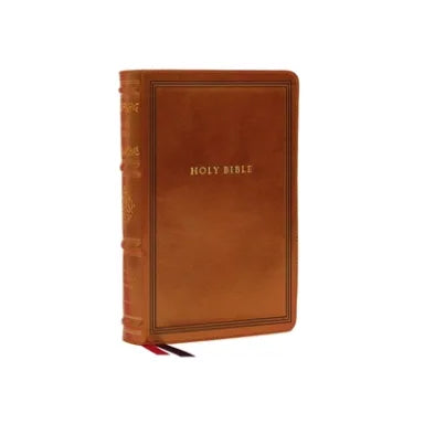 B NKJV WIDE-MARGIN REFERENCE BIBLE SOVEREIGN COLLECTION BROWN (RED LETTER EDITION)