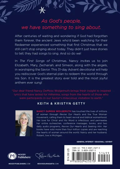 FIRST SONGS OF CHRISTMAS: AN ADVENT DEVOTIONAL THE