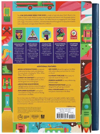 B CSB EXPLORER BIBLE FOR KIDS BLAST OFF