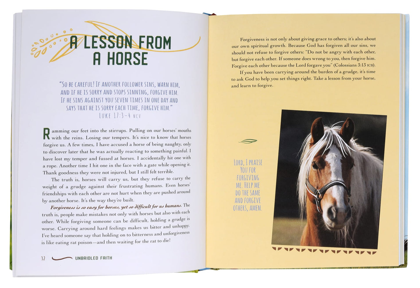 UNBRIDLED FAITH DEVOTIONS FOR YOUNG READERS
