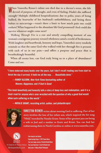 WALKING THROUGH FIRE: A MEMOIR OF LOSS AND REDEMPTION