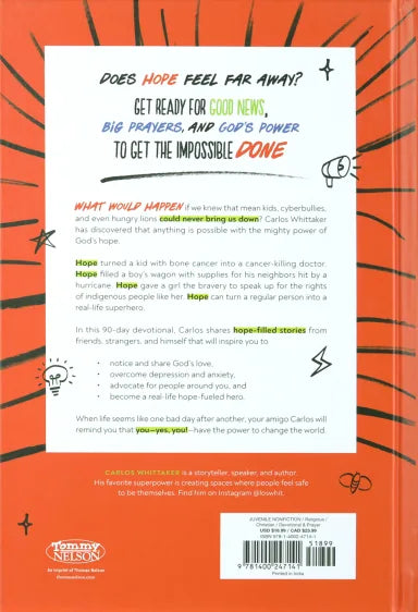 GET YOUR HOPES UP: 90 DEVOTIONS OF HOPE AND STORIES OF CHANGE