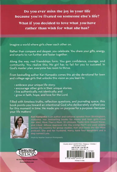 YOURS NOT HERS: 40 DEVOTIONS TO STOP COMPARISONS AND LOVE YOUR LIFE