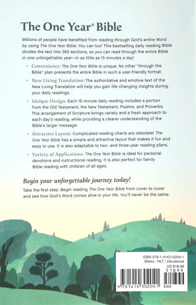 B NLT ONE YEAR BIBLE (BLACK LETTER EDITION)