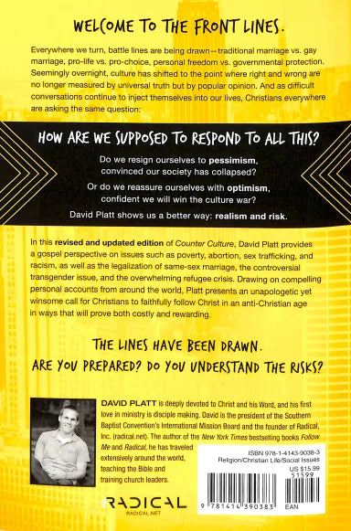 COUNTER CULTURE: FOLLOWING CHRIST IN AN ANTI-CHRISTIAN AGE
