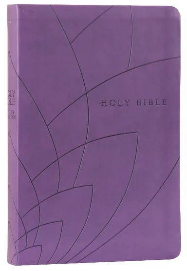 B NLT PREMIUM GIFT BIBLE PURPLE PETALS (RED LETTER EDITION)