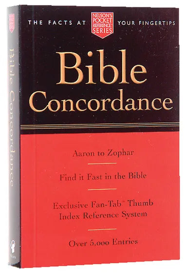 BIBLE CONCORDANCE (NELSON POCKET REFERENCE SERIES)