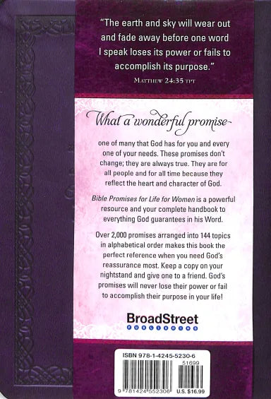 BIBLE PROMISES FOR LIFE FOR WOMEN