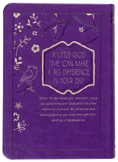 LITTLE GOD TIME FOR WOMEN A: 365 DAILY DEVOTIONS (PURPLE)