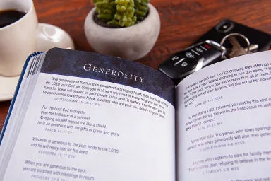 BIBLE PROMISES FOR LIFE (NAVY)