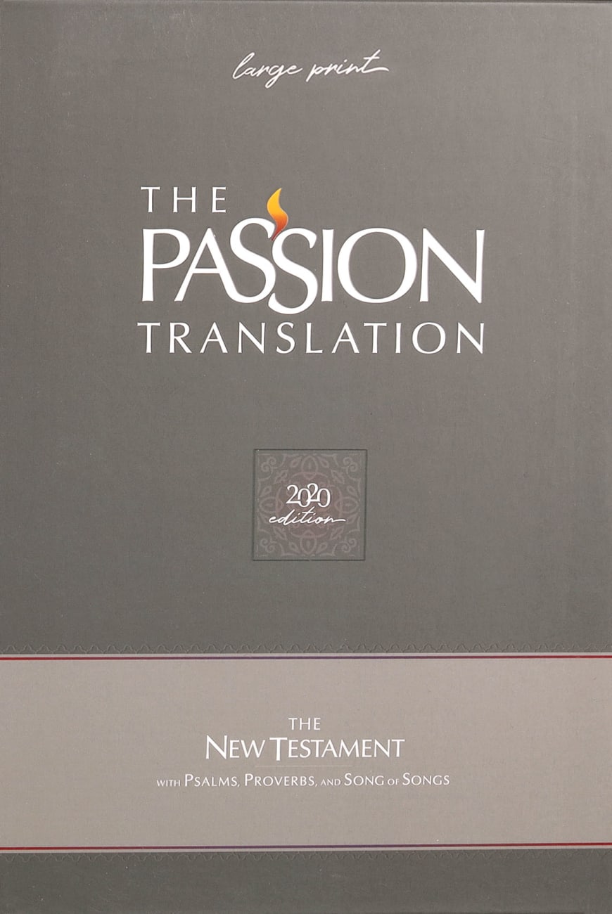 B TPT NEW TESTAMENT LARGE PRINT BURGUNDY (BLACK LETTER EDITION) (WITH PSALMS PROVERBS AND THE SONG OF SONGS)
