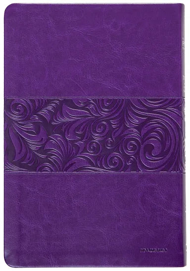 B TPT NEW TESTAMENT LARGE PRINT VIOLET (WITH PSALMS  PROVERBS AND THE SONG OF SONGS) (BLACK LETTER EDITION)