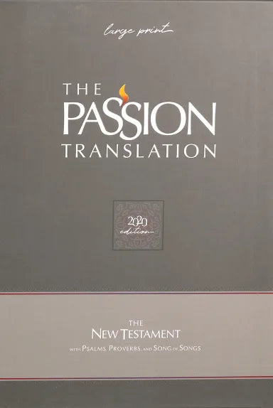 B TPT NEW TESTAMENT LARGE PRINT VIOLET (WITH PSALMS  PROVERBS AND THE SONG OF SONGS) (BLACK LETTER EDITION)