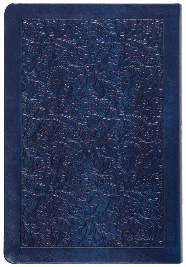 B TPT NEW TESTAMENT LARGE PRINT NAVY (WITH PSALMS PROVERBS AND THE SONG OF SONGS) (BLACK LETTER EDITION)