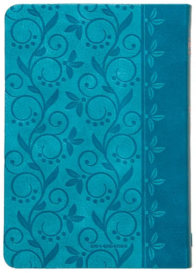 TPT NEW TESTAMENT COMPACT TEAL (BLACK LETTER EDITION) (WITH PSALMS PROVERBS AND THE SONG OF SONGS)