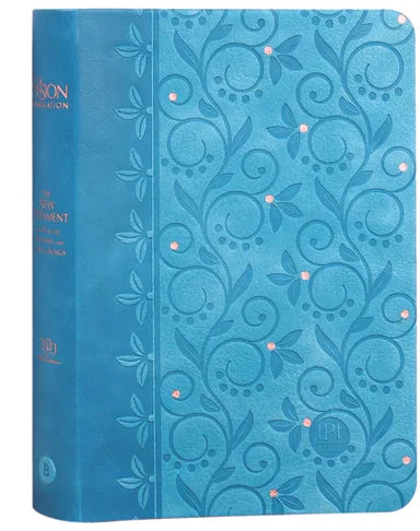 TPT NEW TESTAMENT COMPACT TEAL (BLACK LETTER EDITION) (WITH PSALMS PROVERBS AND THE SONG OF SONGS)