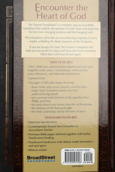 B TPT NEW TESTAMENT ESPRESSO (WITH PSALMS PROVERBS AND THE SONG OF SONGS) (BLACK LETTER EDITION)