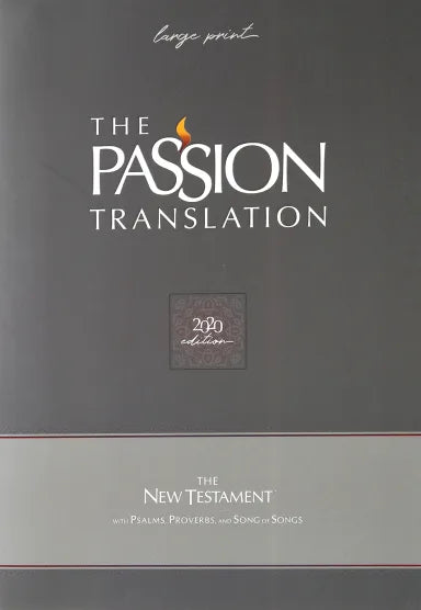 B TPT NEW TESTAMENT LARGE PRINT GRAY (WITH PSALMS PROVERBS AND THE SONG OF SONGS)