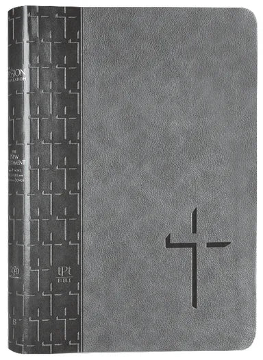 B TPT NEW TESTAMENT LARGE PRINT GRAY (WITH PSALMS PROVERBS AND THE SONG OF SONGS)