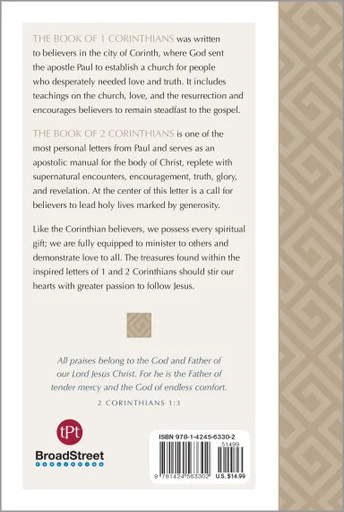 B TPT 1 & 2 CORINTHIANS (2020 EDITION) LOVE AND TRUTH