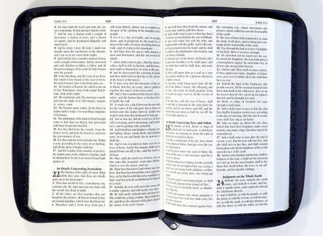 B KJV HOLY BIBLE ZIP MIDNIGHT (RED LETTER EDITION)