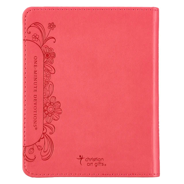 ONE MINUTE DEVOTIONS: FOR WOMEN PINK LUXLEATHER