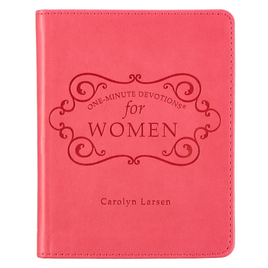 ONE MINUTE DEVOTIONS: FOR WOMEN PINK LUXLEATHER