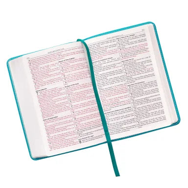 B KJV POCKET BIBLE TURQUOISE RED LETTER EDITION