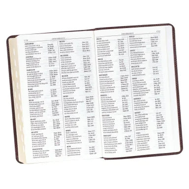 B KJV GIANT PRINT BIBLE PATTERN DARK BROWN (RED LETTER EDITION)