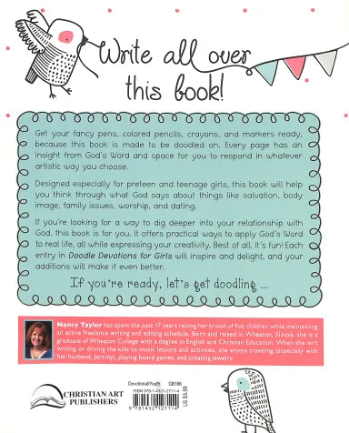 DOODLE DEVOTIONS FOR GIRLS: 60 DEVOTIONS ACTIVITIES AND COLOURING IN
