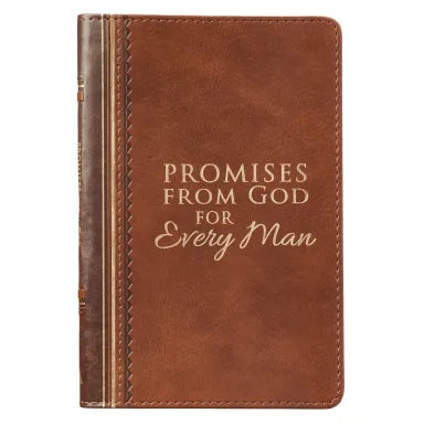 PROMISES FROM GOD FOR EVERY MAN (LIGHT BROWN LUXLEATHER)