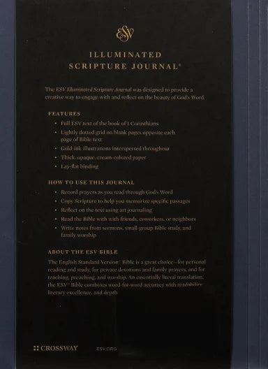 B ESV ILLUMINATED SCRIPTURE JOURNAL 1 CORINTHIANS (BLACK LETTER EDITION)