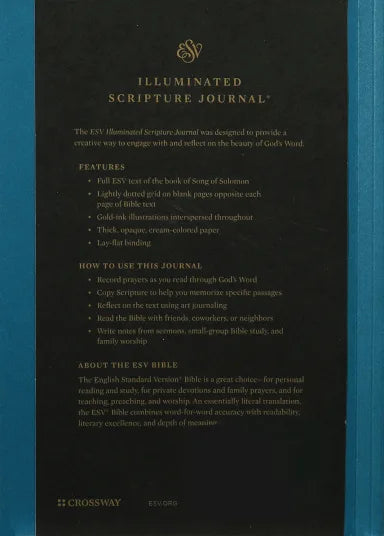 B ESV ILLUMINATED SCRIPTURE JOURNAL SONG OF SOLOMON (BLACK LETTER EDITION)