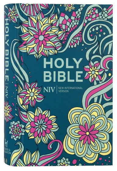 B NIV POCKET FLORAL BIBLE