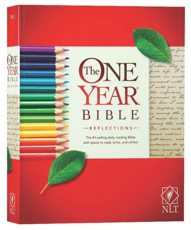 B NLT ONE YEAR BIBLE REFLECTIONS EDITION (BLACK LETTER EDITION)