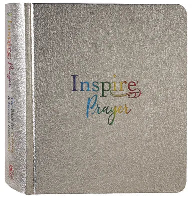 B NLT INSPIRE PRAYER BIBLE METALLIC CHAMPAGNE GOLD (BLACK LETTER EDITION)