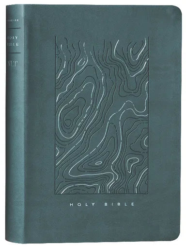 NLT THINLINE REFERENCE BIBLE EARTHEN TEAL BLUE RED LETTER (FILAMENT ENABLED EDITION)