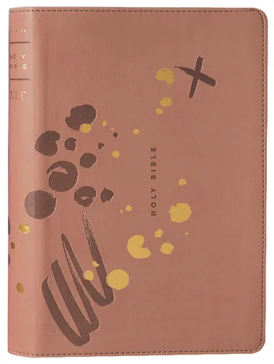 B NLT THINLINE REFERENCE BIBLE BRUSHED PINK (FILAMENT ENABLED EDITION) RED LETTER