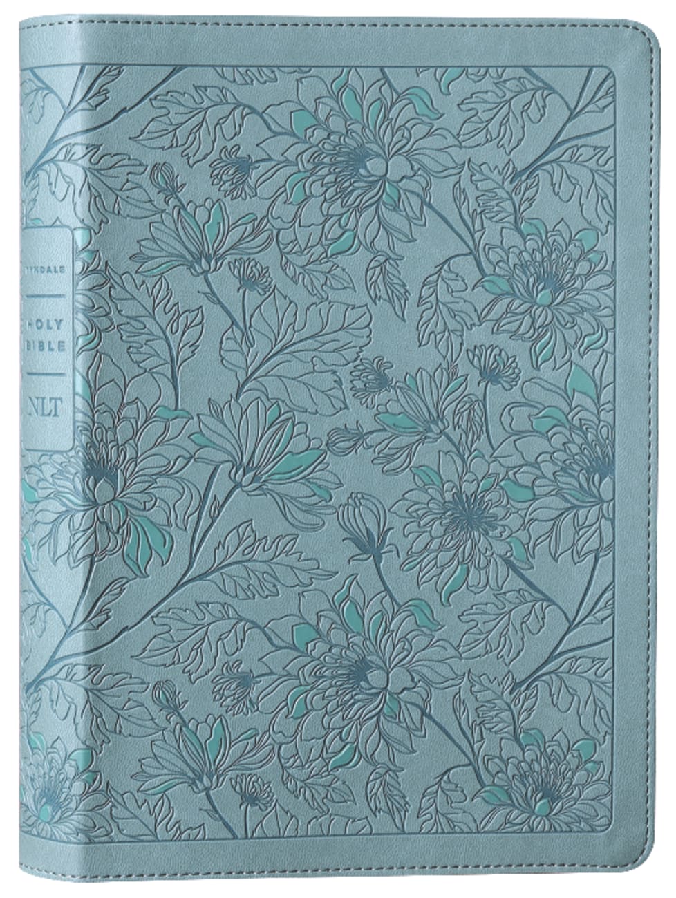 B NLT LARGE PRINT THINLINE REFERENCE BIBLE FLORAL LEAF TEAL RED LETTER (FILAMENT ENABLED EDITION)