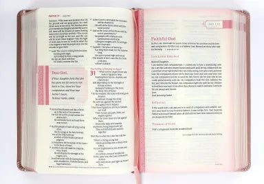 B NLT THRIVE DEVOTIONAL BIBLE FOR WOMEN ROSE METALLIC