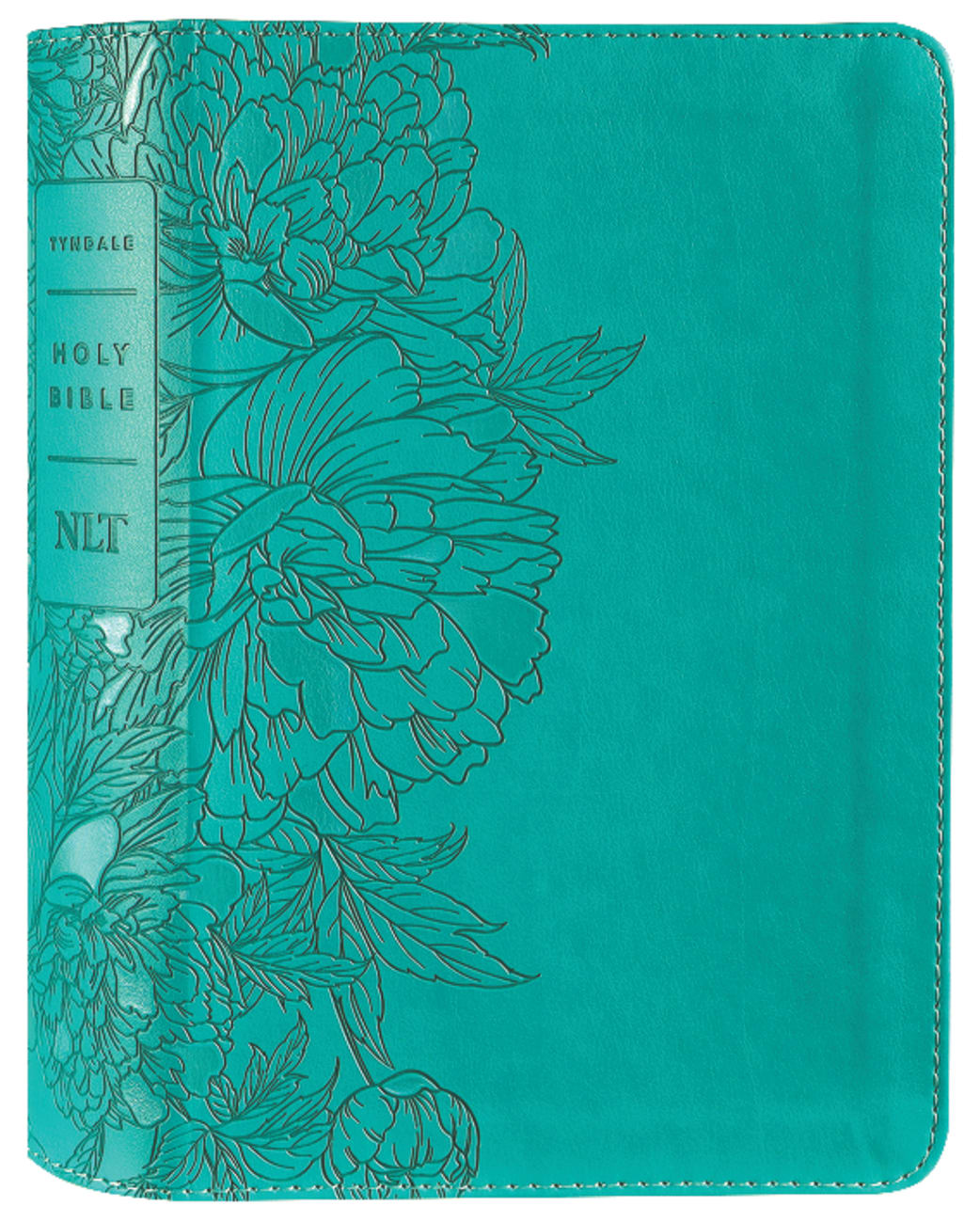 B NLT COMPACT GIANT PRINT BIBLE FILAMENT ENABLED EDITION PEONY RICH TEAL (RED LETTER EDITION)
