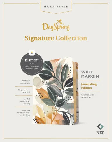 NLT WIDE MARGIN BIBLE FILAMENT ENABLED EDITION AUTUMN LEAVES DAYSPRING SIGNATURE COLLECTION (RED LETTER EDITION) (DAYSPRING SIGNATURE COLLECTION)