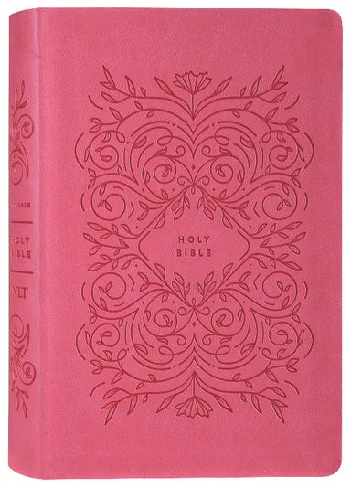 B NLT PREMIUM GIFT BIBLE VERY BERRY PINK VINES (RED LETTER EDITION)
