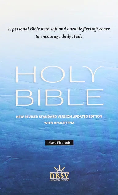 B NRSVUE FLEXISOFT BIBLE WITH APOCRYPHA BLACK