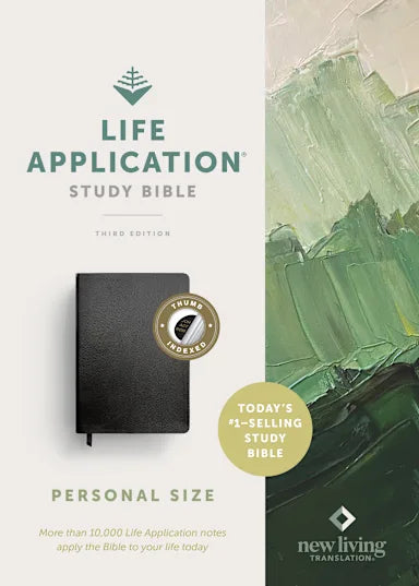 B NLT LIFE APPLICATION STUDY BIBLE THIRD EDITION PERSONAL SIZE BLACK INDEXED (RED LETTER EDITION)