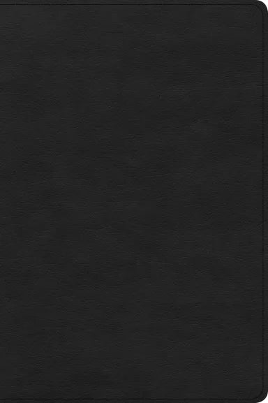 B CSB GIANT PRINT CENTER-COLUMN REFERENCE BIBLE BLACK (RED LETTER EDITION)