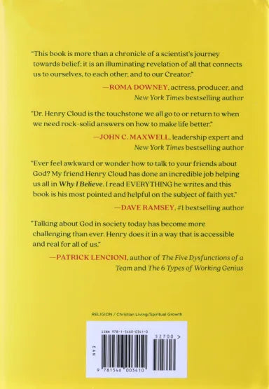 WHY I BELIEVE: A PSYCHOLOGIST'S THOUGHTS ON SUFFERING MIRACLES AND FAITH
